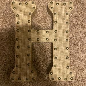 Hobby lobby letter H